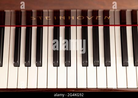 Detail of a Steinhoven piano Stock Photo