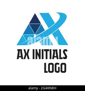 Ax logo exclusive design inspiration Stock Vector