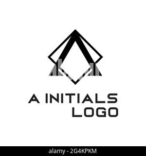 initial alphabet a logo exclusive design inspiration Stock Vector