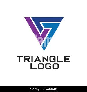 Triangle logo exclusive design inspiration Stock Vector