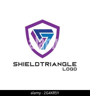 Triangle logo exclusive design inspiration Stock Vector