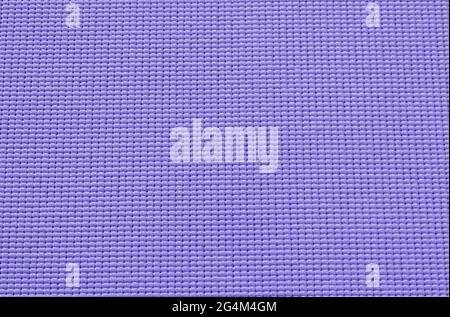 close up of blue yoga mat absorb for exercise texture and background Stock Photo