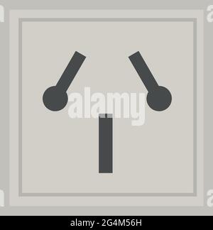 Vector illustration of wall plugin socket Stock Vector Image & Art - Alamy
