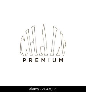 Creative chain logo vector template Stock Vector