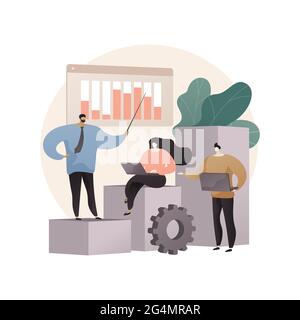 Internal education abstract concept vector illustration. Stock Vector