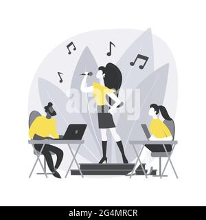 Role audition abstract concept vector illustration Stock Vector Image ...