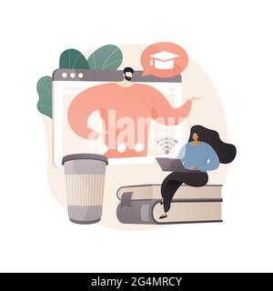 Online workshop abstract concept vector illustration Stock Vector Image ...