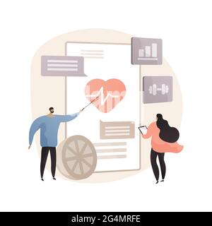 Health and nutrition workshop abstract concept vector illustration. Stock Vector