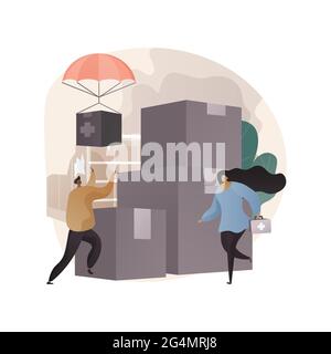 Humanitarian aid abstract concept vector illustration Stock Vector ...