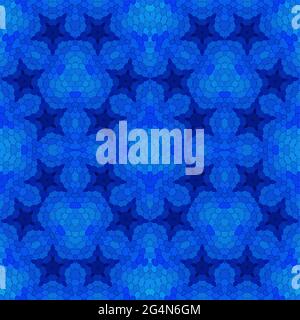 Difficult geometric seamless background blue shades, EPS8 - vector graphics. Stock Vector