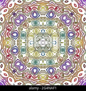 Persian original abstract seamless ornament, EPS8 - vector graphics ...