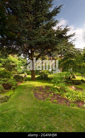 Dr Neil's Garden in Duddingston, Edinburgh Park and gardens was owned by two Dr's with the help of volunteers to maintain the site, Edinburgh, Scotland Stock Photo