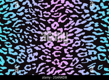 Leopard background. Seamless pattern. Cheetah Animal print.  Stock Vector