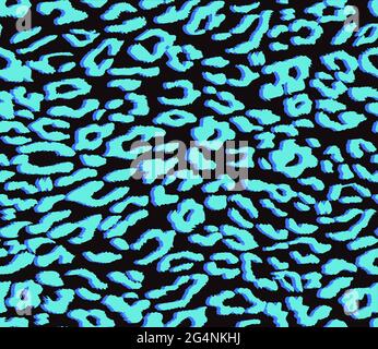Leopard background. Seamless pattern. Cheetah Animal print.  Stock Vector