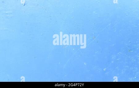 blue steel wall as background painted in dark blue Stock Photo