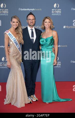 Sylvie Tellier attend the closing ceremony during the 61st Monte Carlo