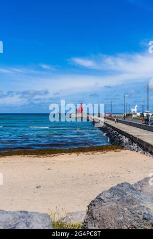 Iho Tewoo beach on Jeju Island in South Korea - August 17, 2019 Stock Photo