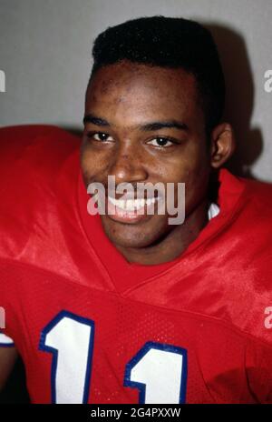 Andre Ware 1989. Credit: Ralph Dominguez/MediaPunch Stock Photo - Alamy