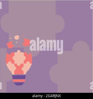 Abstract Brainstorming Problem Solutions Careful Thinking Concept Critical Logical Reasoning Solving Puzzle Ideas Creative Designs Breakthrough New Stock Vector