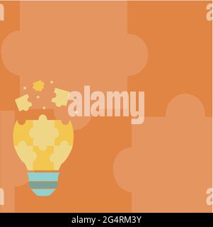 Abstract Brainstorming Problem Solutions Careful Thinking Concept Critical Logical Reasoning Solving Puzzle Ideas Creative Designs Breakthrough New Stock Vector