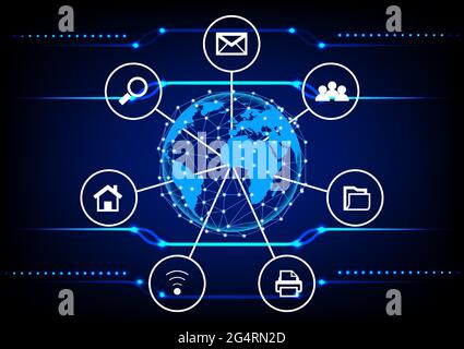 graphics diagram cloud computing concept infrastructure link access data management vector illustration Stock Vector