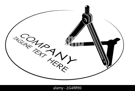 compass tool draw Stock Vector Image & Art - Alamy