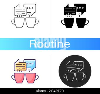 Socializing icon Stock Vector