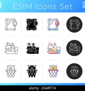 Everyday lifestyle icons set Stock Vector