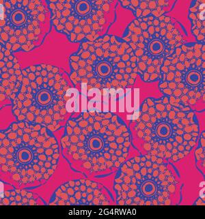 Abstract shapes vector seamless pattern for wallpaper, textile, surface, fashion, background, tile, stationary, home decor, furnishing etc. Stock Vector
