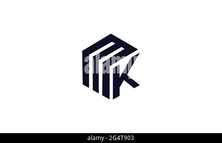 MK and KM K or M Initial Letter Vector Logo Design For Brand Stock Vector