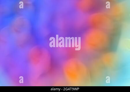 surreal multicolored summer background with citrus fruits Stock Photo