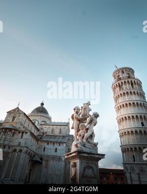 A different view of Pisa you may have never seen Stock Photo