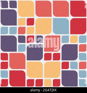 Abstract Geometric Pattern generative computational art illustration Stock Vector