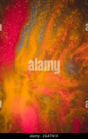 colored paints divorce blurred abstract background Stock Photo