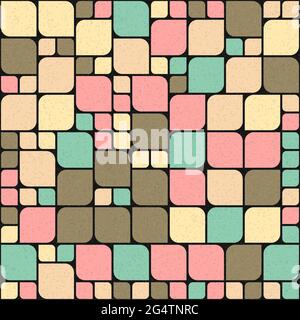 Abstract Geometric Pattern generative computational art illustration Stock Vector