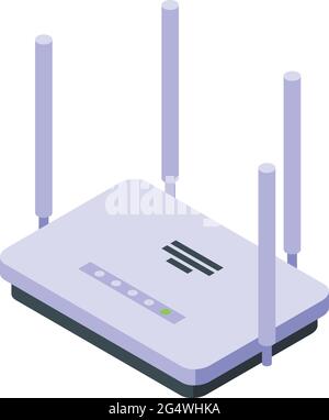 cable modem isometric icon vector illustration Stock Vector Image & Art ...