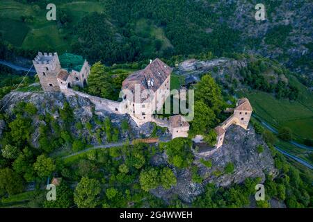 A Panoramic View Of Castelbello Ciardes Castle Juval Italy Trentino a-panoramic-view-of-castelbello-ciardes-castle-juval-italy-trentino