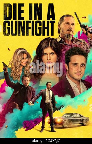 RELEASE DATE: July 16, 2021 TITLE: Die in a Gun Fight STUDIO: Lionsgate DIRECTOR: Collin Schiffli PLOT: In New York City, a young guy falls for the daughter of his father's nemesis. STARRING: Poster Art. (Credit Image: © Lionsgate/Entertainment Pictures) Stock Photo