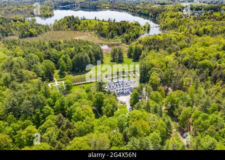 The Mount, Edith Wharton's Home, Lenox, MA Stock Photo