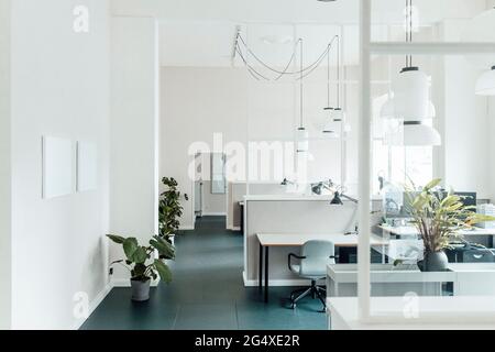 Interior of empty modern office Stock Photo
