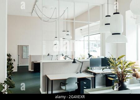 Interior of empty modern office Stock Photo