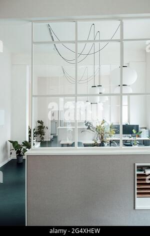 Interior of modern workplace Stock Photo