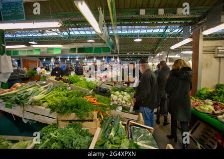 FRANCE, PARIS (75003), RUE DE BRETAGNE, MARCHE DES ENFANTS ROUGES Stock Photo
