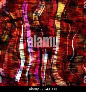 Funky Camouflage Space Dyed Style Texture Material. Seamless Colorful 