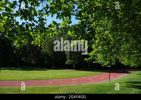 A general view of the Michael Johnson track at the Nike World Headquarters Wednesday June 23 2021 in Beaverton Ore Stock Photo Alamy