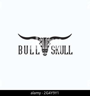 bull skull Stock Vector