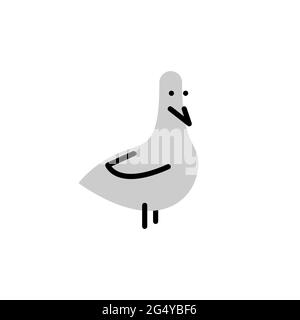 Grey Goose Logo Grey Goose Tattoo Stock Illustration 1744031651