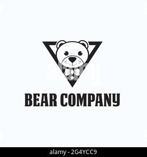 bear company logo exclusive design inspiration Stock Vector