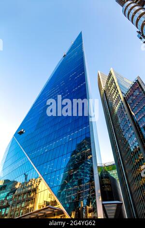 Exterior of the Scalpel Building on Lime Street in the City of London, UK Stock Photo
