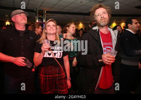 Live Music at the Brudenell Club in Hyde Park, Leeds, England. Stock Photo